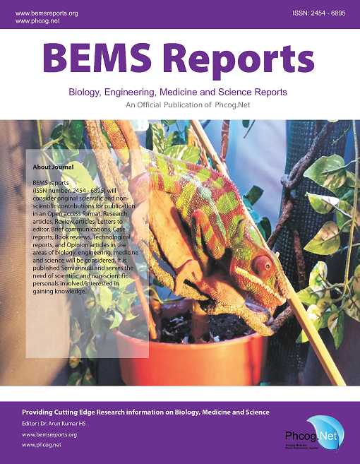 					View Vol. 2 No. 1 (2016): BEMS Reports
				